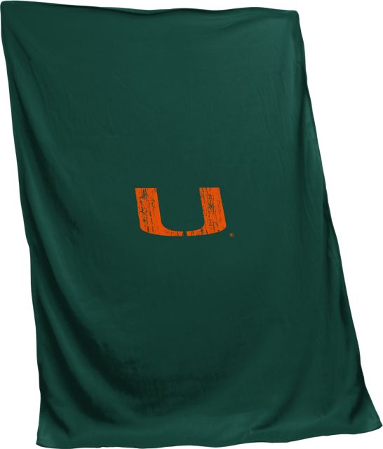 Miami Hurricanes 84x54 Sweatshirt Blanket
