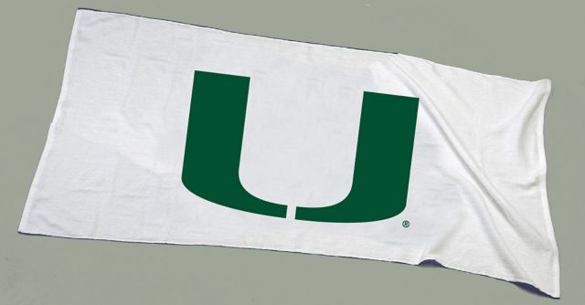 University of Miami 30'' x 60'' Beach Towel