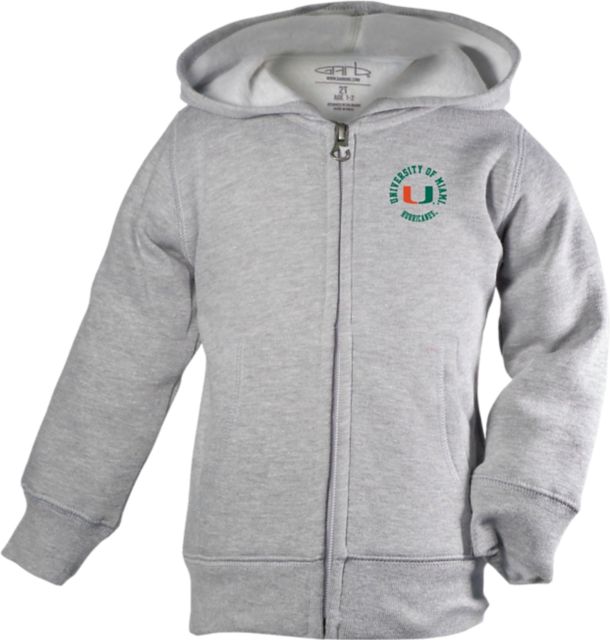 Miami Hurricanes Toddler Henry Full Zip Hooded Sweatshirt – allCanes
