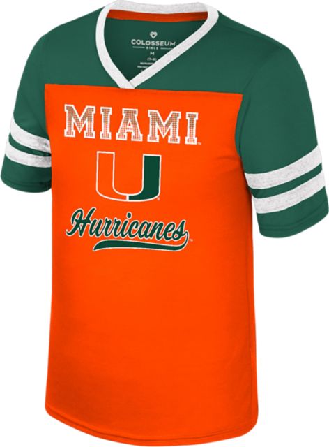 Miami Hurricanes Orange Dassler T-Shirt - Team Logo & Slogan, 100% Cotton, Small Size - View #11