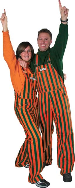 University of Miami Stripe Game Bib Overalls – allCanes