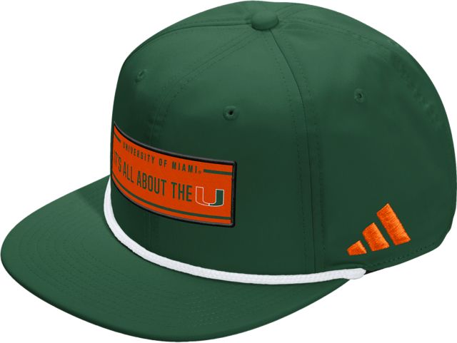 Miami Hurricanes Locker Room Rope Adjustable Cap – allCanes