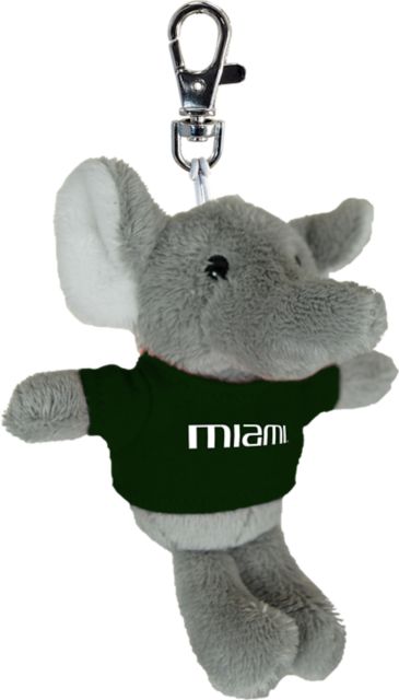 Miami Hurricanes Plush Keychain
