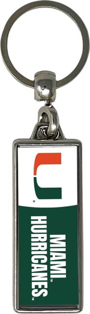 Miami Hurricanes Keychain
