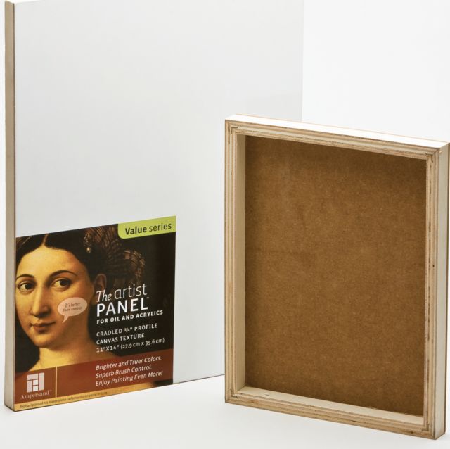 ARTIST PANEL CANVAS TEXTURE 3/4-INCH CRADLED 11X14