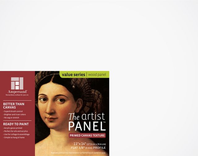 ARTIST PANEL CANVAS TEXTURE 3/8-INCH FLAT 11X14