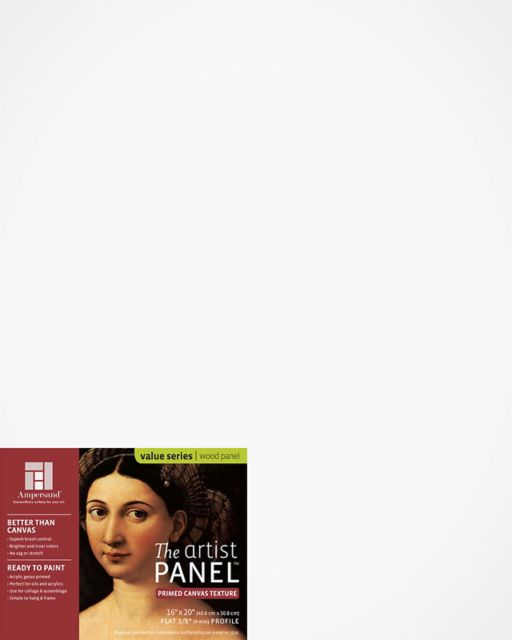 ARTIST PANEL CANVAS TEXTURE 3/8-INCH FLAT 16X20