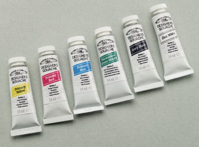 Designer/Gouache 14 mL Tube Permanent Alizarin Crimson