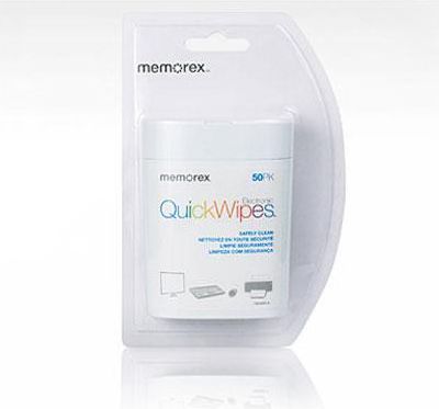 MEMOREX PC CLEANING WIPES 50CT MEM