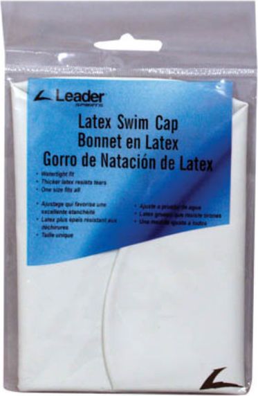 SWIMCAP LEADER WHT