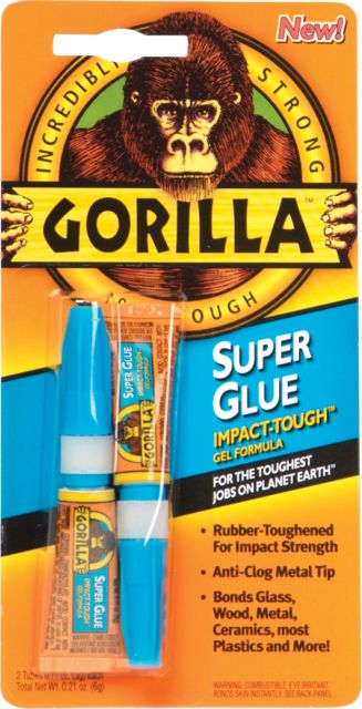 Gorilla Superglue Tube 2/Carded