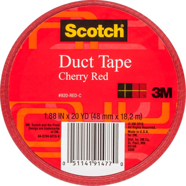 DECO DUCT TAPE 1.88 INCH X 20 YARD RED