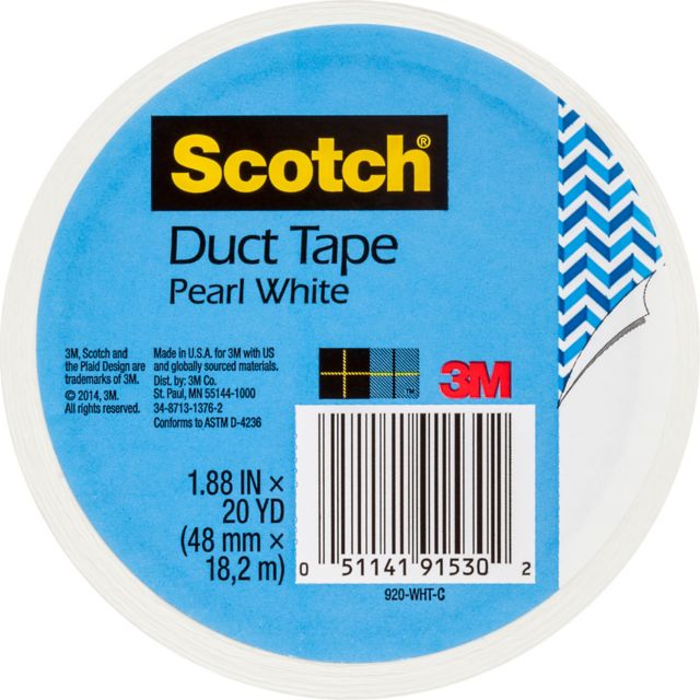 DECO DUCT TAPE 1.88 INCH X 20 YARD WHITE