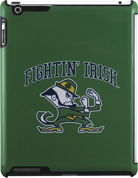 'IPAD 3  and 4 CASE ND FIGHTING GREEN
