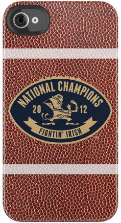 Notre Dame Football National Champions iPhone 4 Case
