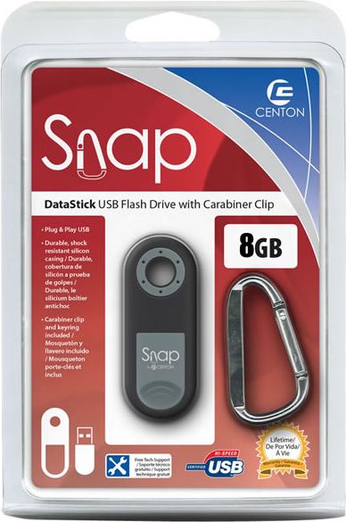 Usb Cane Carabiner USB Drive 8GB Black – allCanes