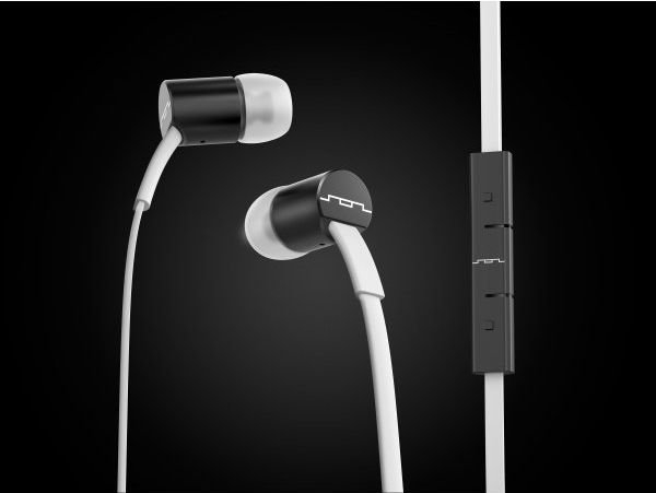 EARBUD SOL REP JAC WHITE BLACK
