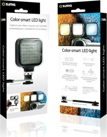 SIMA Pro LED Camcorder Light 600 Lumens - ONLINE ONLY