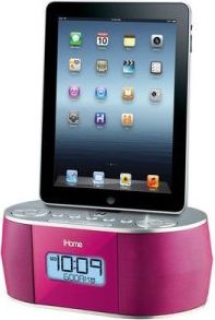 iHome iPod iPhone iPad Pink Stereo - ONLINE ONLY