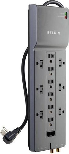 Belkin 12 Outlet Home/Office Surge Protector 4120J - ONLINE ONLY
