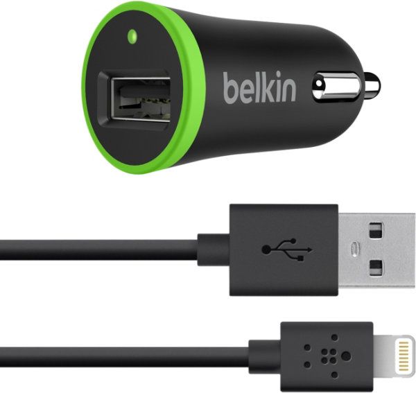 Belkin Lightning Cable and Car Charge - ONLINE ONLY