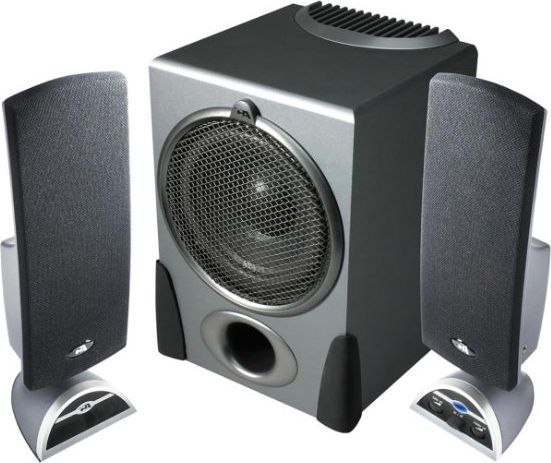Cyber Acoustics 2.1 Black Speaker System - ONLINE ONLY
