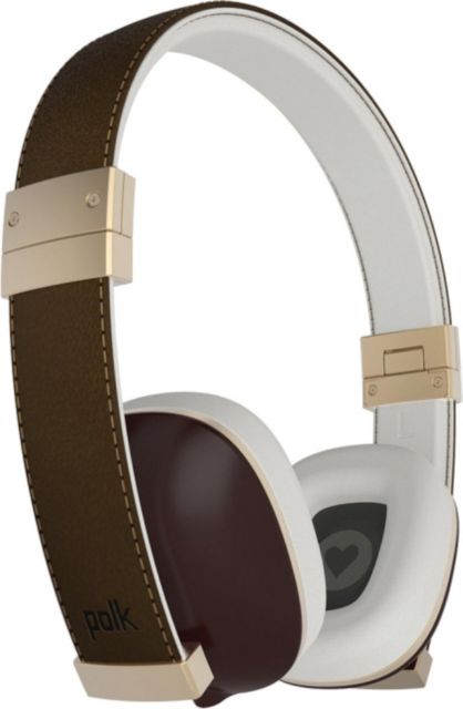 Polk Audio Hinge Brown Over-Ear Headphone - ONLINE ONLY