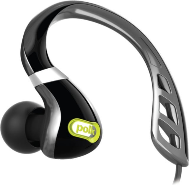 Polk UltraFit 3000a Black Green Earbud - ONLINE ONLY