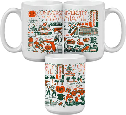 Miami Hurricanes Julia Gash 15 oz. Mug