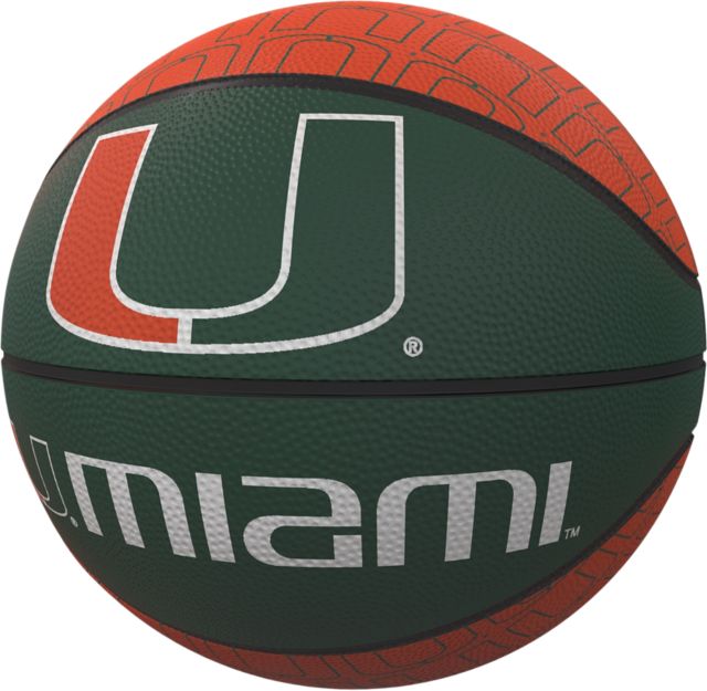 Miami Hurricanes Mini Rubber Basketball