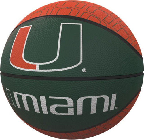 Miami Hurricanes Mini Rubber Basketball