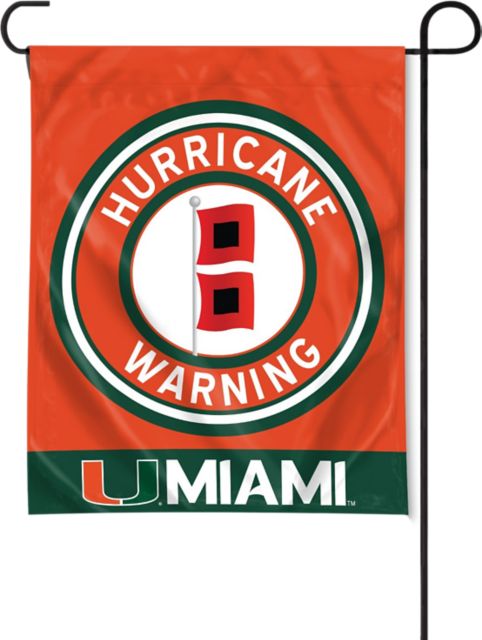 Miami Hurricanes Garden Flag