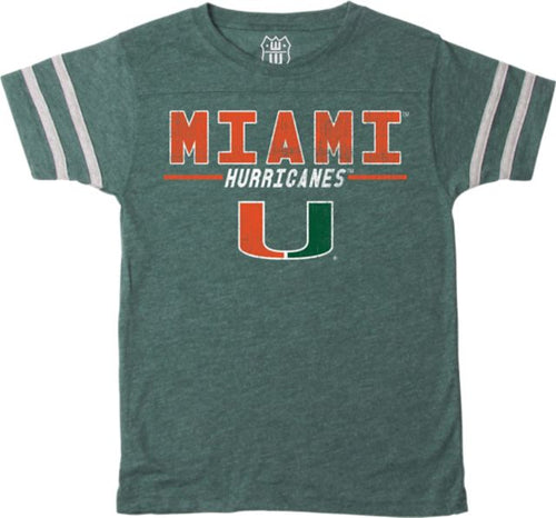 Miami Hurricanes Boys Backfield Short Sleeve T-Shirt