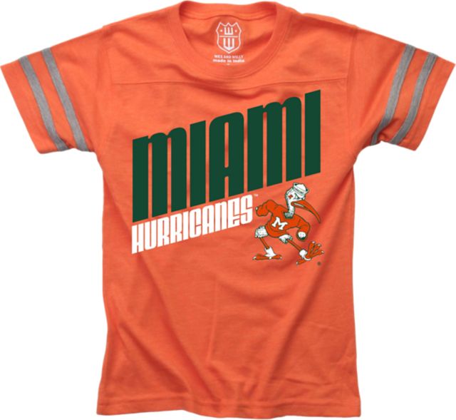 University of Miami Toddler Boy's Hurricanes Backfield Short Sleeve T-Shirt
