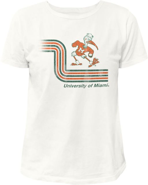 Miami Hurricanes Women's Vintage Short Sleeve T-Shirt