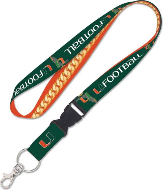University of Miami Football Turnover Chain Lanyard
