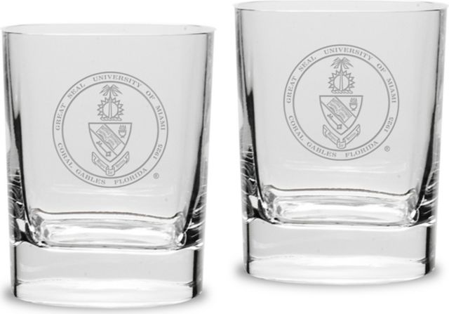 Set of 2 Luigi Bormioli Rounded Square Double Old Fashion Glass - 11.75 oz- ONLINE ONLY
