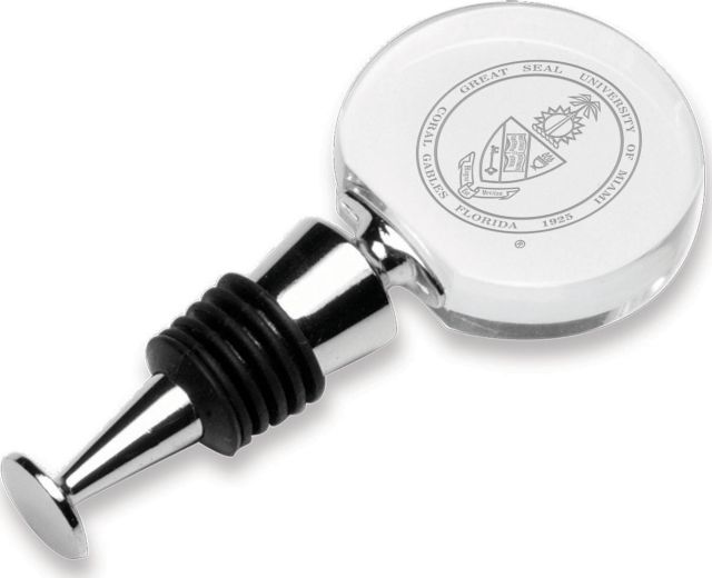 Crystal Wine Stopper - 4''H- ONLINE ONLY