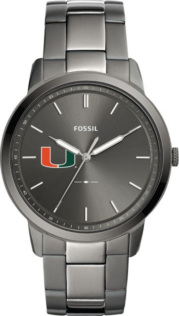 Fossil The Minimalist Three-Hand Smoke Stainless Steel Watch - ONLINE ONLY