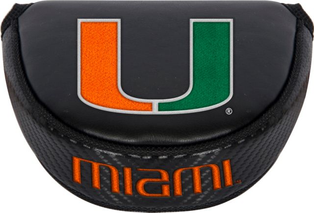 University Of Miami Mallet Putter Headcover  - ONLINE ONLY