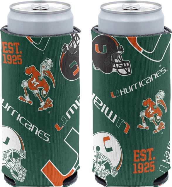 University of Miami Hurricanes Slim Can Coozie