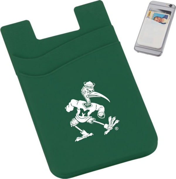 Miami Hurricanes Silicone Card Wallet