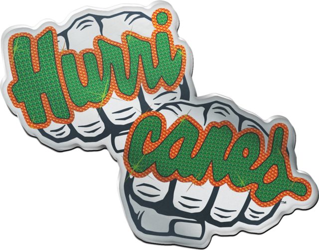 Miami Hurricanes Auto Emblem