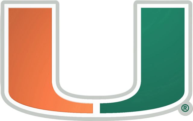 University of Miami Auto Emblem