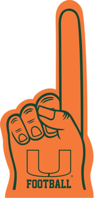 Miami Hurricanes Football 18'' Foam Finger