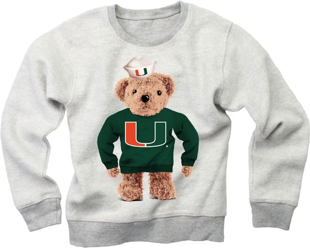 University of Miami Toddler Boy's Teddy Crewneck