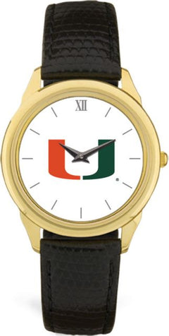 CSI Men's Black Leather  Wristwatch  (Gift Boxed) With Colored Medallion - ONLINE ONLY