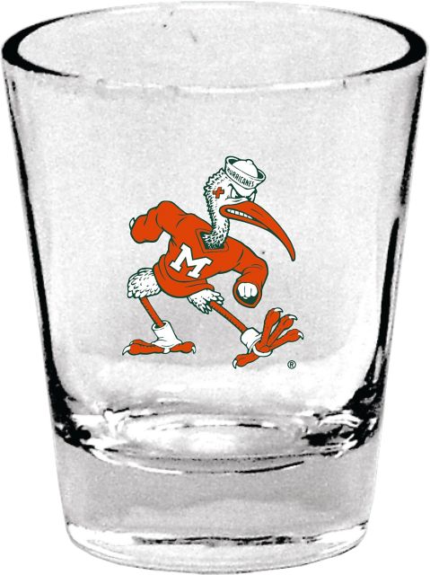 Miami Hurricanes 1.5 Collector Glass