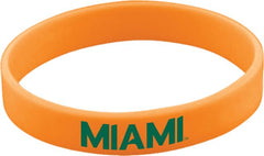 Miami Hurricanes Silicone Wristband
