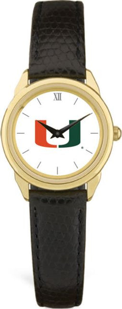 CSI Women's Black Leather Watch(Gift Boxed) With Colored Medallion - ONLINE ONLY